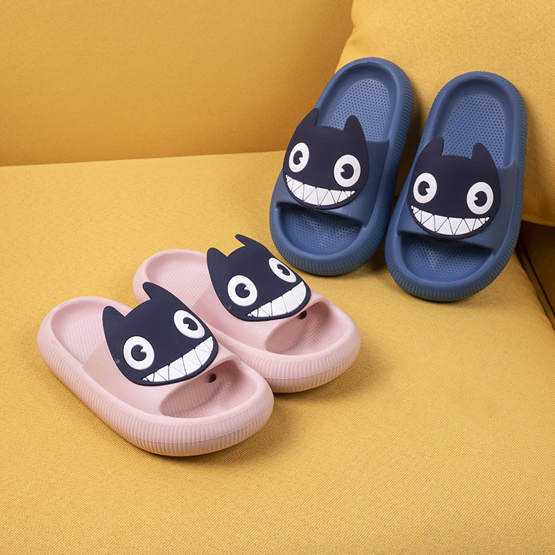 Big-Eyed Black Cat Cartoon Sandals One-Piece Soft Bottom Soft Face Parent-Child Amazon Baby Children's Slippers - V.I.P Digital Presence