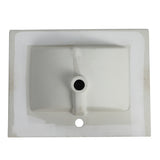 24 Inch Bathroom Ceramic Sink Basin, White - V.I.P Digital Presence