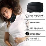 Three layer sponge neck support, breathable, high elasticity, anti bowing, forward leaning, cervical neck decompression, office neck cover - V.I.P Digital Presence