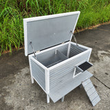 Outdoor Breathable Cat House for Outside Cats,Cat Shelter for Feral Cats with Escape Door,Porch Deck - V.I.P Digital Presence