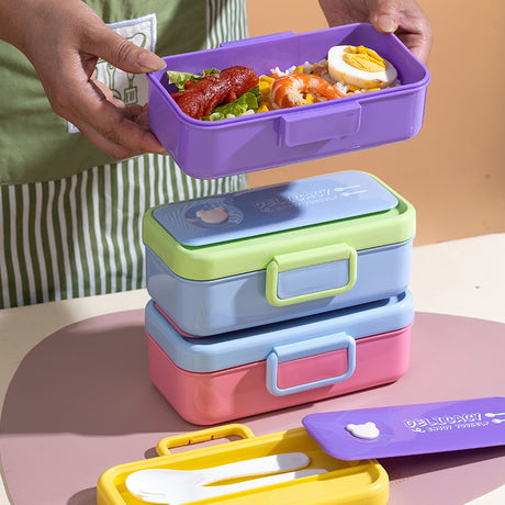 Cartoon cute fashion microwaveable lunch box portable lunch box - V.I.P Digital Presence