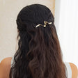Summer temperament metal hair clip female Hairpin simple irregular back of the head clip - V.I.P Digital Presence