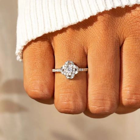 925 Sterling Silver Inlaid Zircon Ring - V.I.P Digital Presence