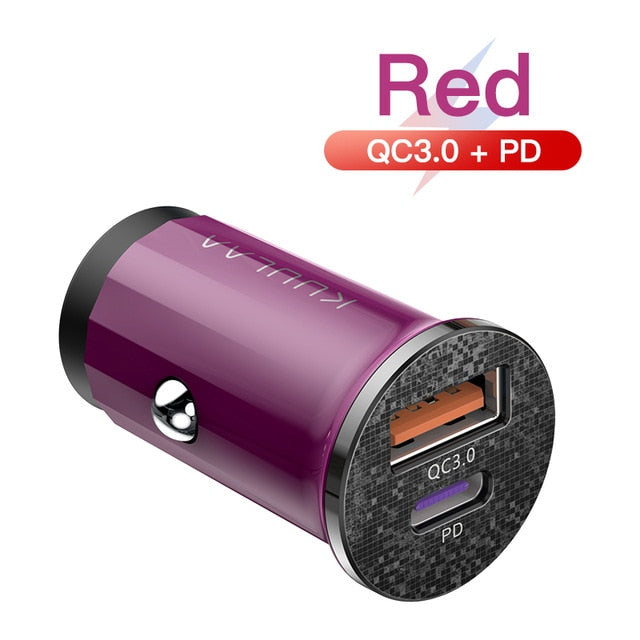 KUULAA Quick Charge 4.0 48W QC PD 3.0 Car Charger for Samsung S10 9 Fast Car Charging for Xiaomi iPhone Mobile Phone USB Charger - V.I.P Digital Presence