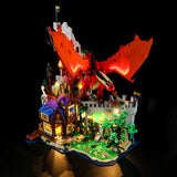 21348 Dragon and Dungeon Red Dragon Legend LED Lighting Building Blocks Toys Decorative Lights Gift - V.I.P Digital Presence