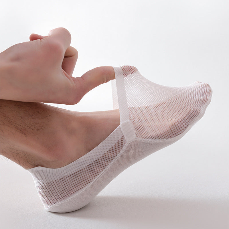 Men's thin breathable mesh boat socks short socks shallow mouth ice silk invisible socks ﻿ - V.I.P Digital Presence