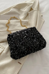 Sequin Removable Strap Shoulder Bag - V.I.P Digital Presence