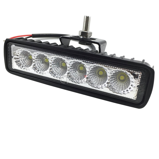 1Pcs 2Pcs 18w DRL LED Spot Flood Work Light Worklight 9-32V 4WD 12 volt led work lights for Off Road Vehicle SUV car trucks - V.I.P Digital Presence