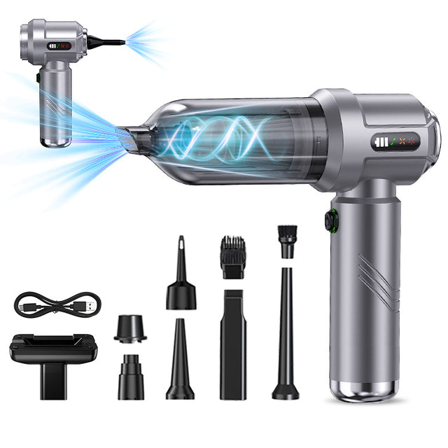 Car vacuum cleaner small high suction household car portable inflatable dual-use handheld car dust blower - V.I.P Digital Presence