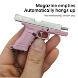 New Empire 1:3 Glock G17 alloy keychain, realistic gun model with detachable soldier gear & bullets. - V.I.P Digital Presence