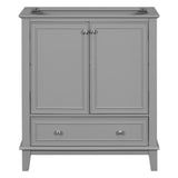 30 inch bathroom vanity no sink  base only gray - V.I.P Digital Presence
