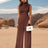 Ruched Mock Neck Sleeveless Jumpsuit - V.I.P Digital Presence