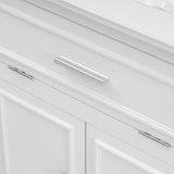 24" Bathroom Vanity with Sink, Bathroom Vanity Cabinet with One Flip Drawer and Doors, Solid Wood and MDF, White - V.I.P Digital Presence