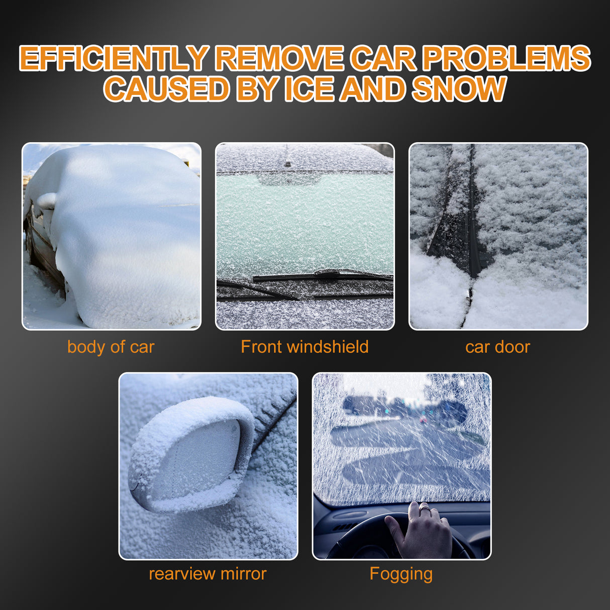 Electromagnetic Heating Snow Removal Device, Car Glass Snow Removal Defrosting Portable Car Deicing Instrument - V.I.P Digital Presence