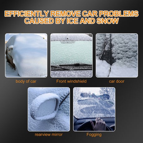 Electromagnetic Heating Snow Removal Device, Car Glass Snow Removal Defrosting Portable Car Deicing Instrument - V.I.P Digital Presence