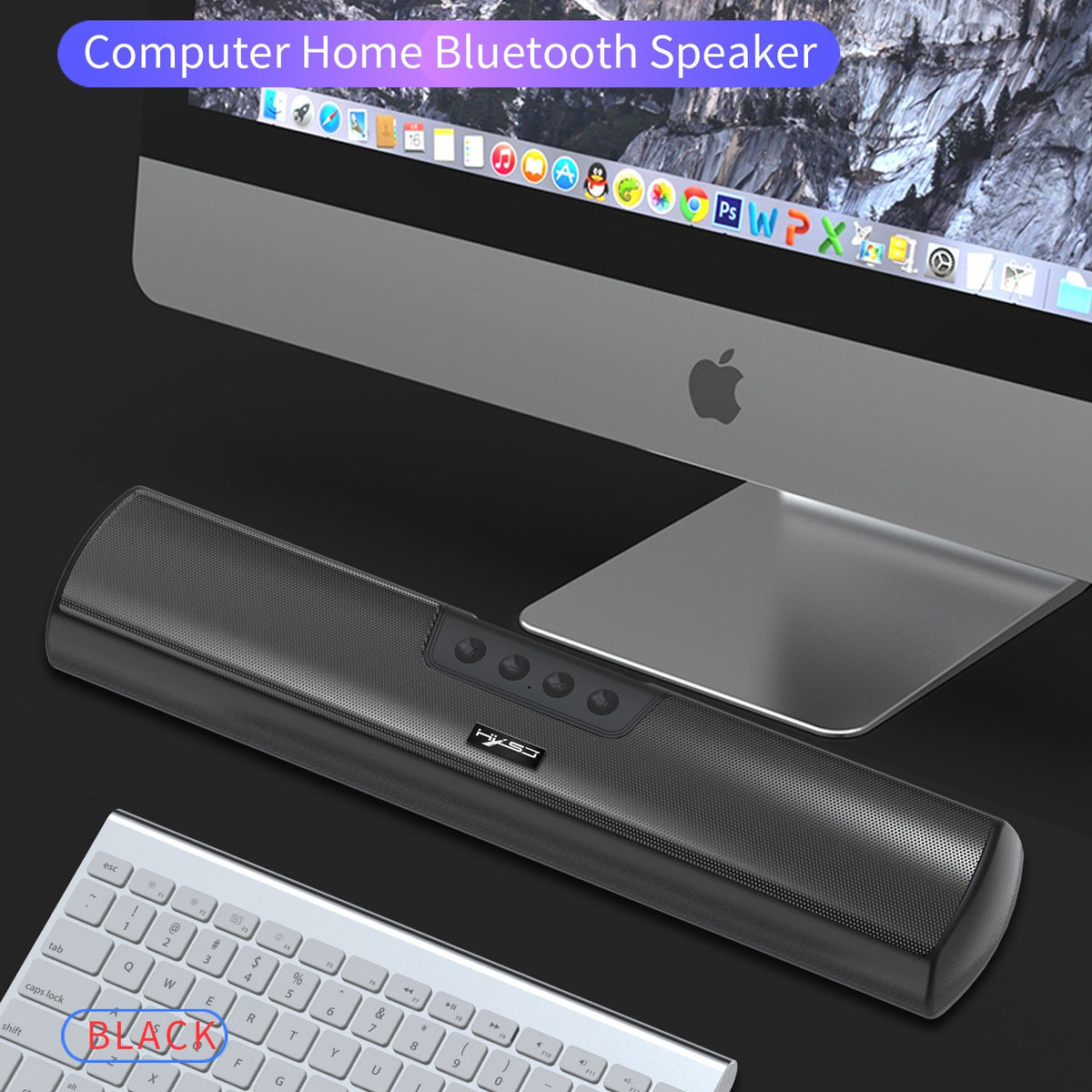 Q2 Bluetooth 5.0 Bluetooth speaker with 10W power and built-in 2200mAh battery long strip speaker - V.I.P Digital Presence