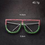 Hot tassel glasses frame no lens rhinestone glasses frame personality accessories female - V.I.P Digital Presence