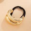 Personalized retro double-layer arc elastic hairpin irregular temperament hair ring - V.I.P Digital Presence