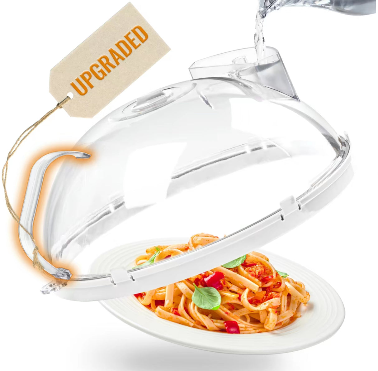 SteamGuard Microwave Cover