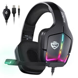 S12 Head mounted gaming headset wired RGB computer gaming headset PS4 headset - V.I.P Digital Presence