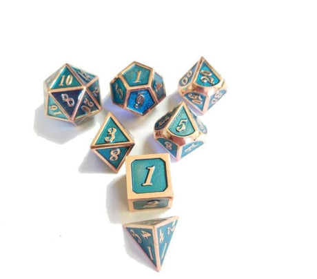 New font Dungeons & Dragons 7pcs/set Creative RPG Dice - V.I.P Digital Presence