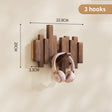 Coat Racks Wall Hanging Wall Entry Door Porch Hanging Scarf Coat Rack Perforated Solid Wood Creative Piano Keys Clothes Hook - V.I.P Digital Presence
