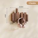Coat Racks Wall Hanging Wall Entry Door Porch Hanging Scarf Coat Rack Perforated Solid Wood Creative Piano Keys Clothes Hook - V.I.P Digital Presence