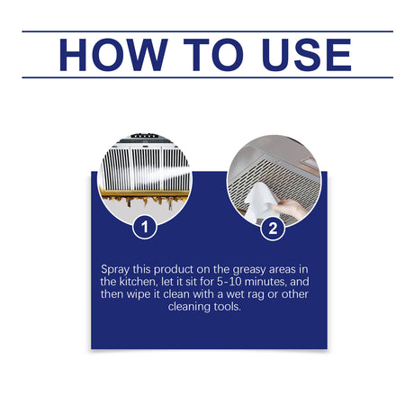 Kitchen Cleaner Oil Cleaning Gentle Home Care Cooktop Degreasing Foam Type - V.I.P Digital Presence