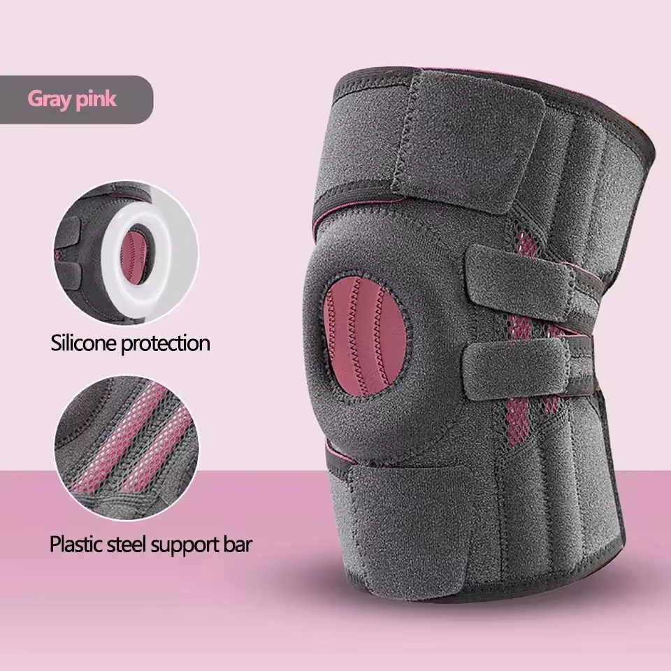 Meniscus Sports Knee Protector Silicone Shock Absorber Stability Patella Knee Protector Support Strip Velcro Adjustable - V.I.P Digital Presence