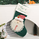 Christmas tree decoration gift bag, Santa Claus snowman knitted socks, home party decoration pendant - V.I.P Digital Presence
