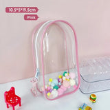 Labubu storage bag PVC high transparency thickened outdoor bag Xingdailu cotton doll exhibition walking bag labubu - V.I.P Digital Presence