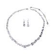 Simple necklace earring set bride's wedding jewelry set fashionable and versatile accessories - V.I.P Digital Presence