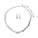 Simple necklace earring set bride's wedding jewelry set fashionable and versatile accessories - V.I.P Digital Presence
