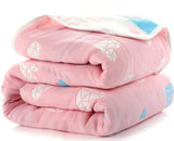 Baby Blankets Newborn Muslin Cotton 6 Layers Thick Swaddle Kids Receiving Blankets Children Cover Bedding - V.I.P Digital Presence