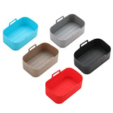 Air fryer thickened silicone pad barbecue plates ovens microwave ovens insulation rectangular trays - V.I.P Digital Presence