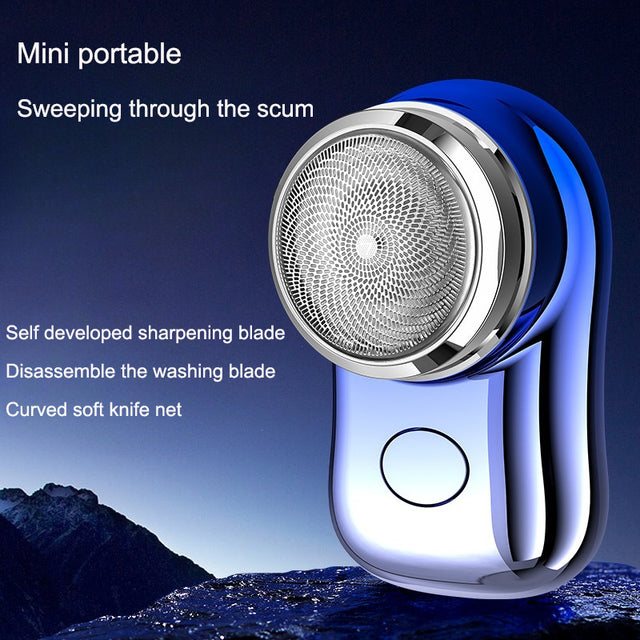 Men's Electric Shaver Mini Wash Shaver Portable Car Charging Beard Knife - V.I.P Digital Presence