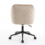 Velvet Office Desk Chair, Modern Home Desk Chair with Wheels , Vanity Chairs for Living Room, Bedroom,Study Room - V.I.P Digital Presence