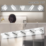LED Modern Chrome Makeup Light, 5-Lights Acrylic Chrome Makeup Mirror Light - V.I.P Digital Presence