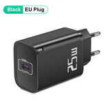Cargador de teléfono móvil de carga rápida PD de 20 W, cabezal de viaje de carga rápida PD de 20 W