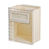 Kitchen folding trash can wall hanging large caliber leftovers bin transparent thickened folding trash can - V.I.P Digital Presence