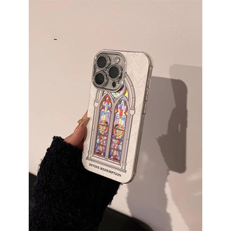 A niche Van Gogh art window glitter lens film double-layer shell Apple phone case · Van Gogh art window - single shell - V.I.P Digital Presence