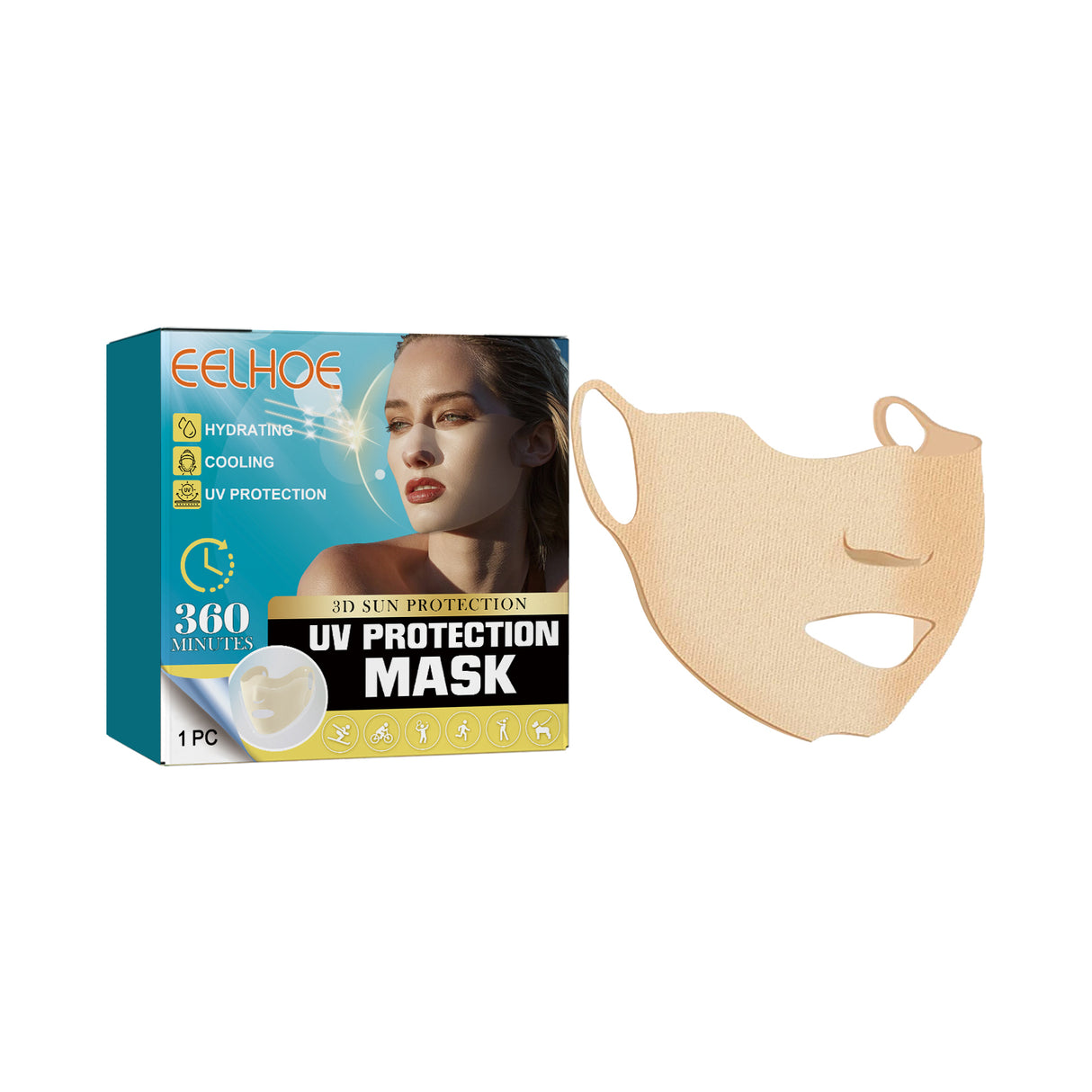 Uv Protective Mask Protective Mask For Summer Outdoor Repair Facial Skin Hydrating Protection - V.I.P Digital Presence