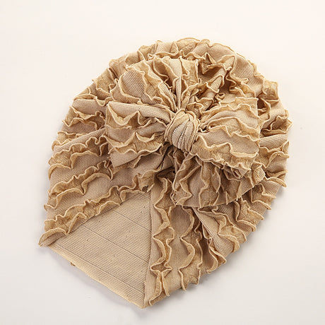 Baby Cow Louver Bow Head Cap Baby High Elastic Brimless Indian Tire Hat - V.I.P Digital Presence
