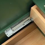 30-Inch Green Bathroom Vanity with Ceramic Sink and Ample Storage - Ideal Choice for Small Bathrooms - V.I.P Digital Presence