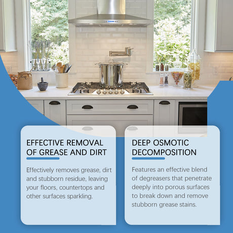 Heavy-Duty Grease Cleaner, Efficient Cleaning Stubborn Grease Kitchen Hood Grease Cleaner - V.I.P Digital Presence