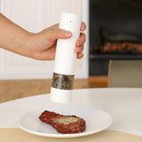 USB Charging Electric Pepper & Sea Salt Grinder with Base and Double Support for Easy Charging and Use - V.I.P Digital Presence