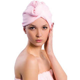 Style Solid Color Water-Absorbing Hair Drying Cap Thickened Hair Towel Dry Bath Hat - V.I.P Digital Presence