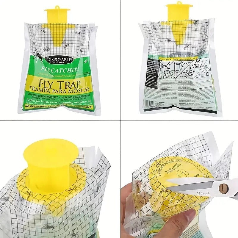 Outdoor  Fly Trap Bag The Ultimate Fly Eradicator Plants Fly Control - V.I.P Digital Presence