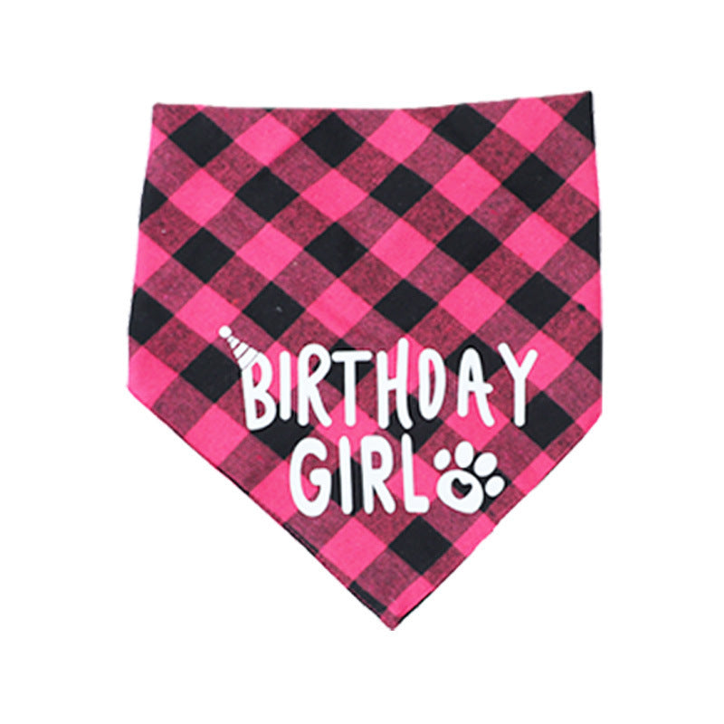 Pet Birthday Set  Triangle Scarf Hat Pet Party Decoration Styling Outdoor Creative - V.I.P Digital Presence