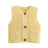 Street Fashion Crochet Hollow Vest Solid Color Versatile Round Neck Jacket - V.I.P Digital Presence